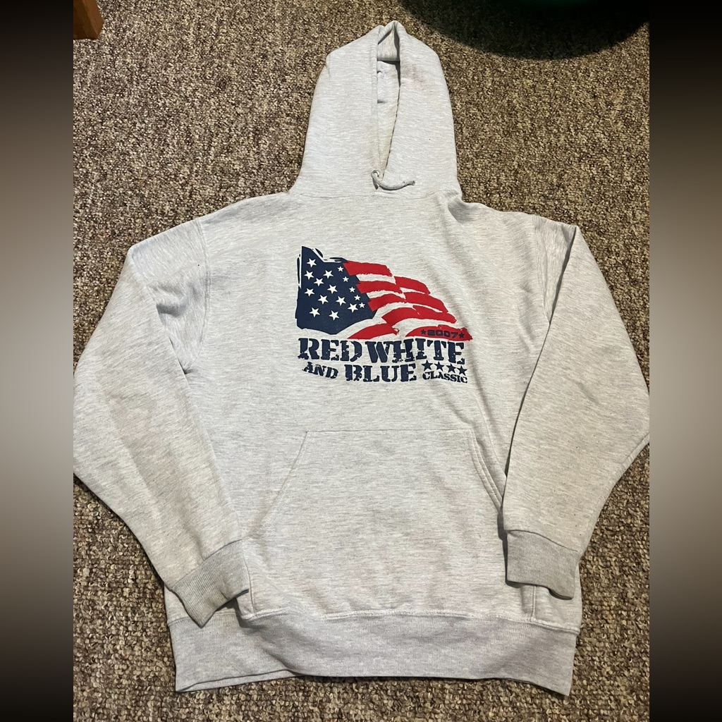 Red White And Blue Classic Hoodie
